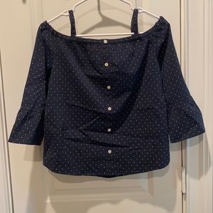 Abercrombie Off The Shoulder Shirt